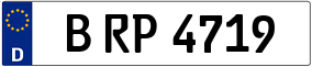 Truck License Plate